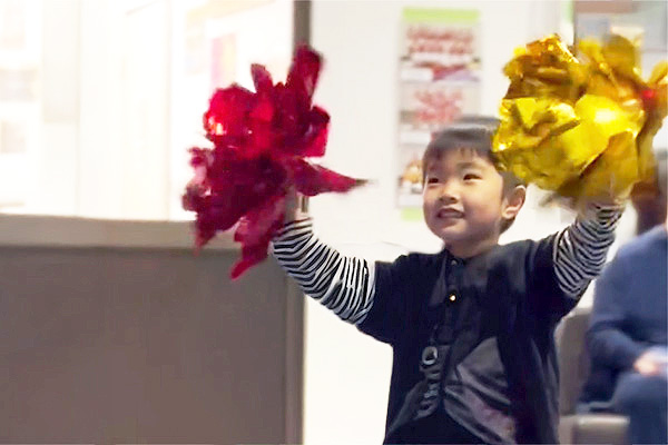 幼児チアリーディング体験会