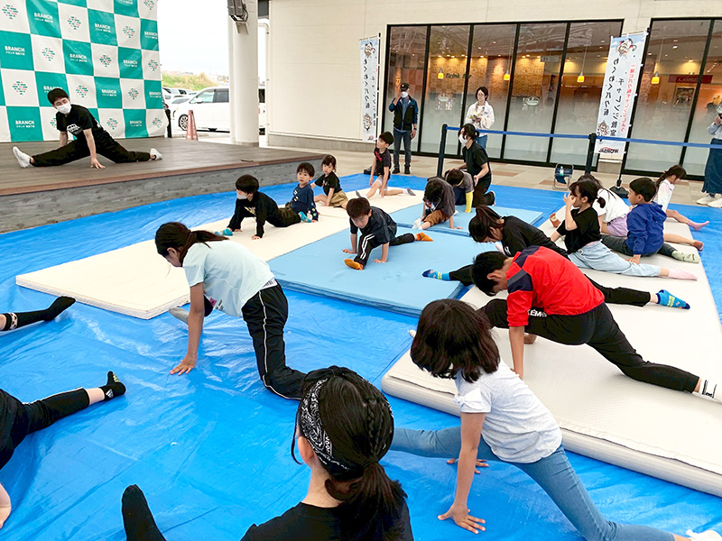 出張わくわくバク転チャレンジ教室